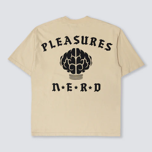 pleasures NERD cream Shirt